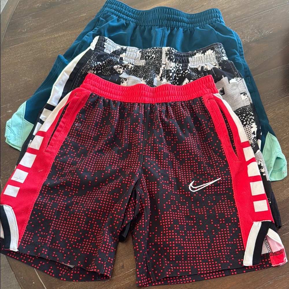 Nike Red and Black Performance Shorts